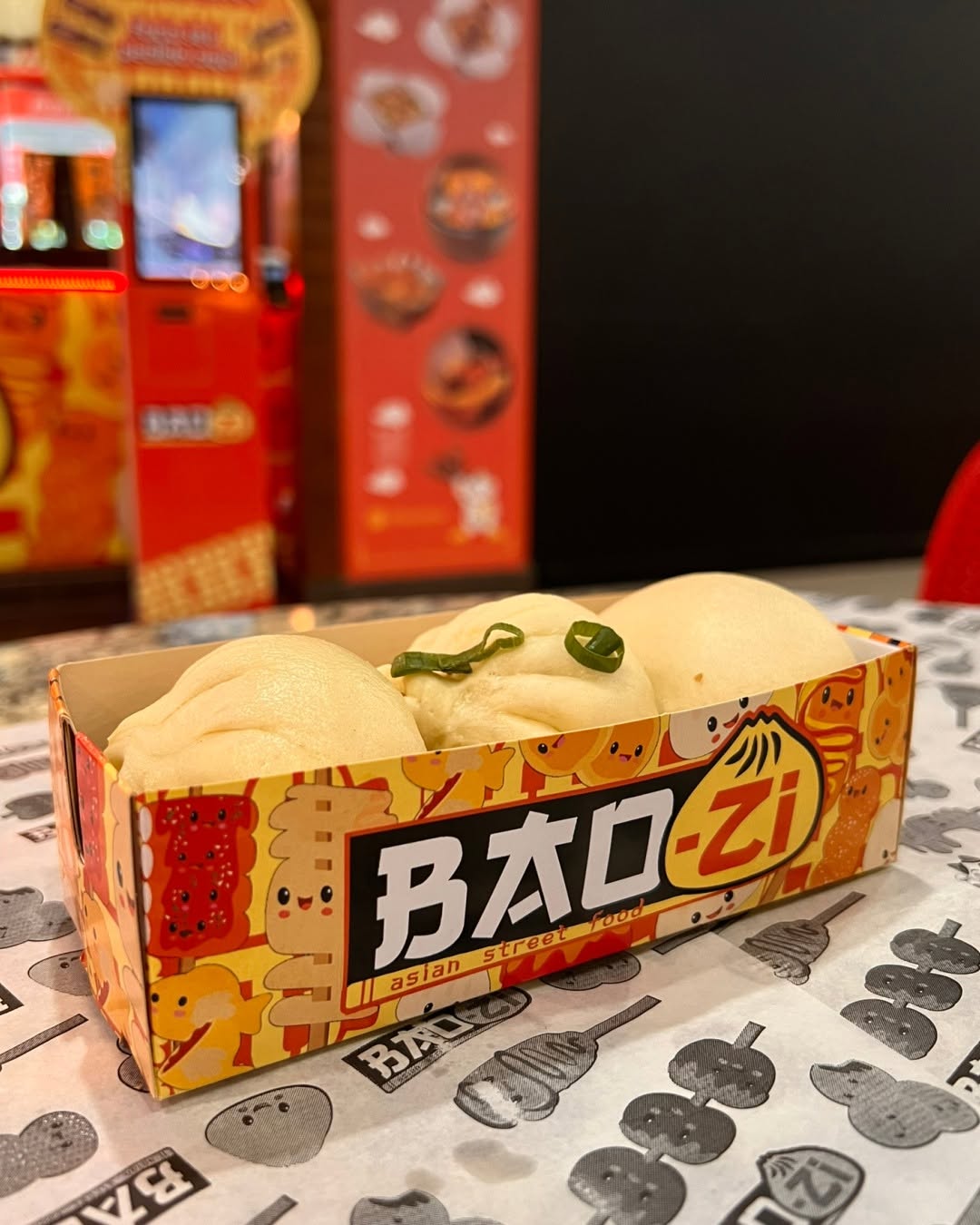 Embalagem BAOzi com baos