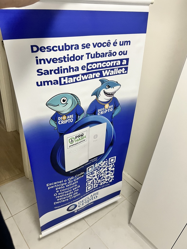 Roll up promocional Declare Cripto